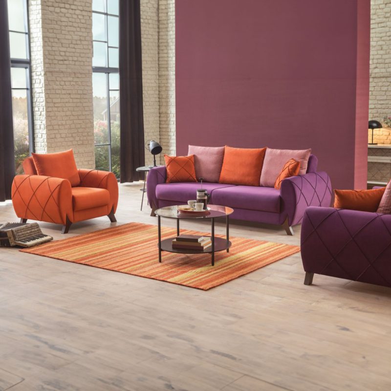 طراحی منزل با مبلمان راحتی