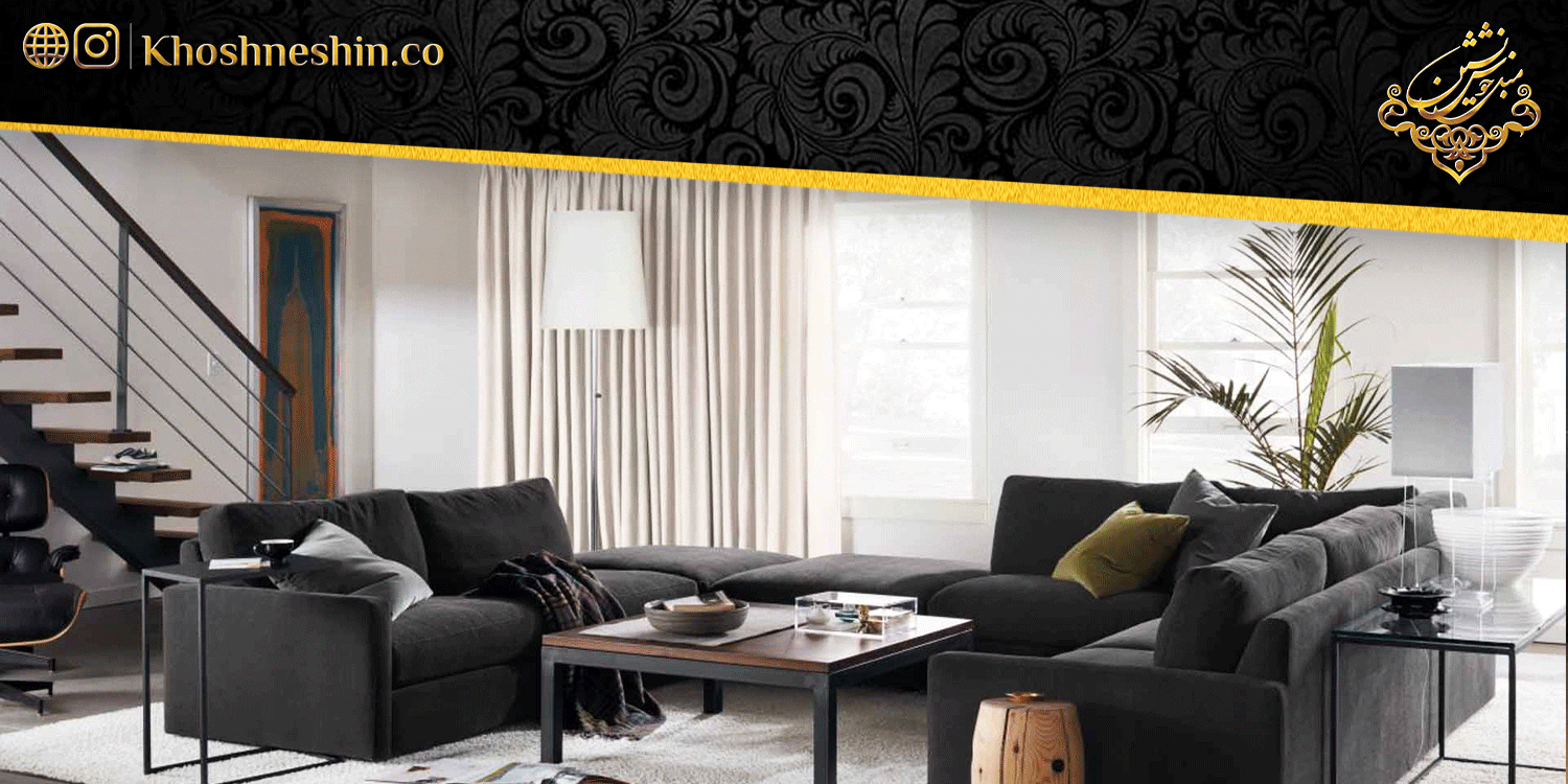 راهنمای چیدمان مبل در پذیرایی مربع