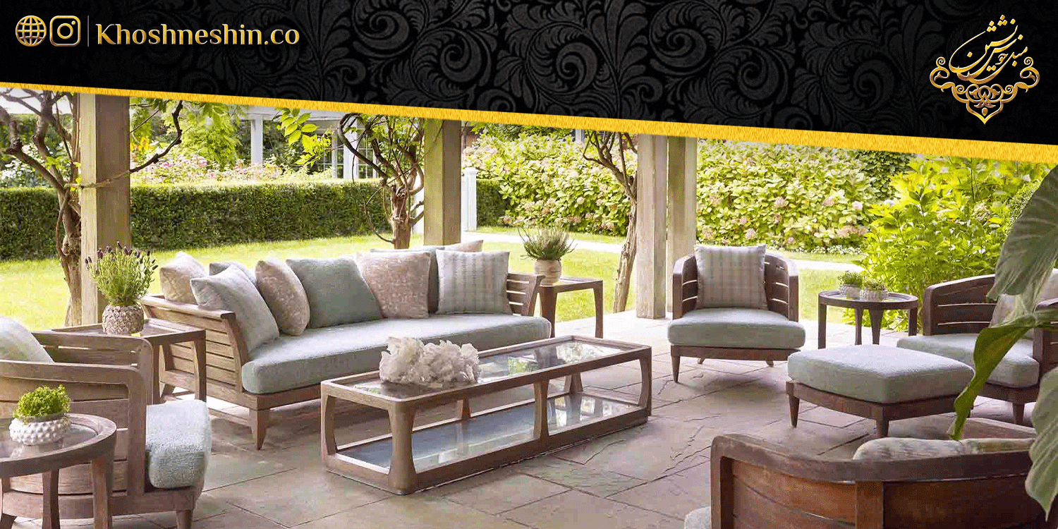 انواع مبل برای فضای باز