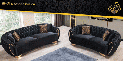 طراحی منزل با مبلمان تیره