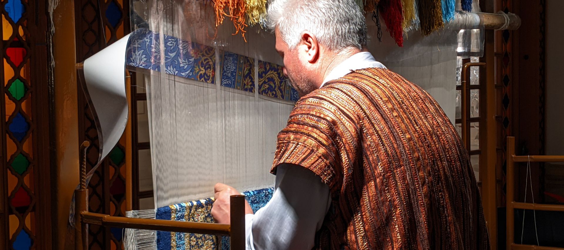 شانه و تراکم فرش