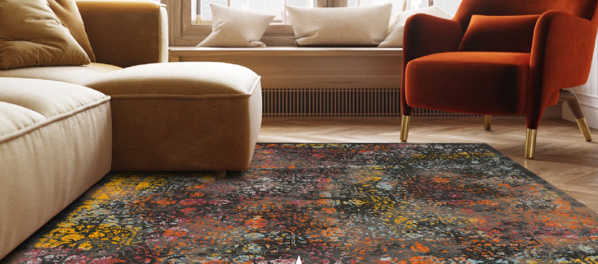 شانه و تراکم فرش