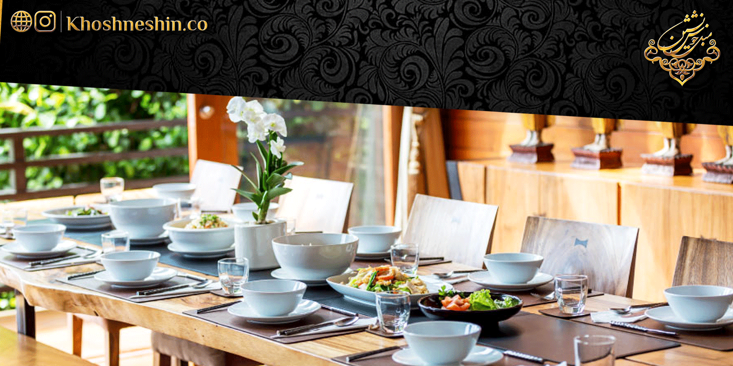 اصول چیدمان سرویس ناهارخوری