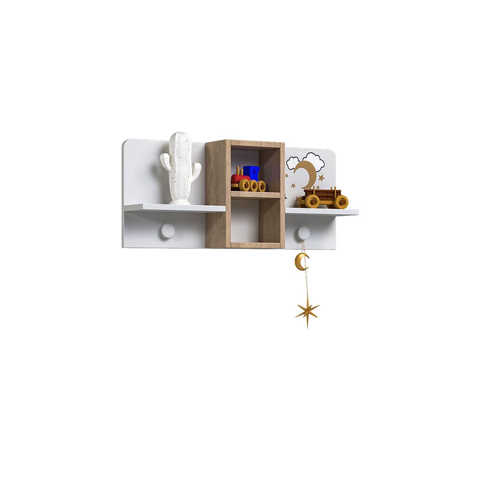 شلف دیواری مون استار | سیسمونی کودک و نوجوان شلف دیواری مون استار