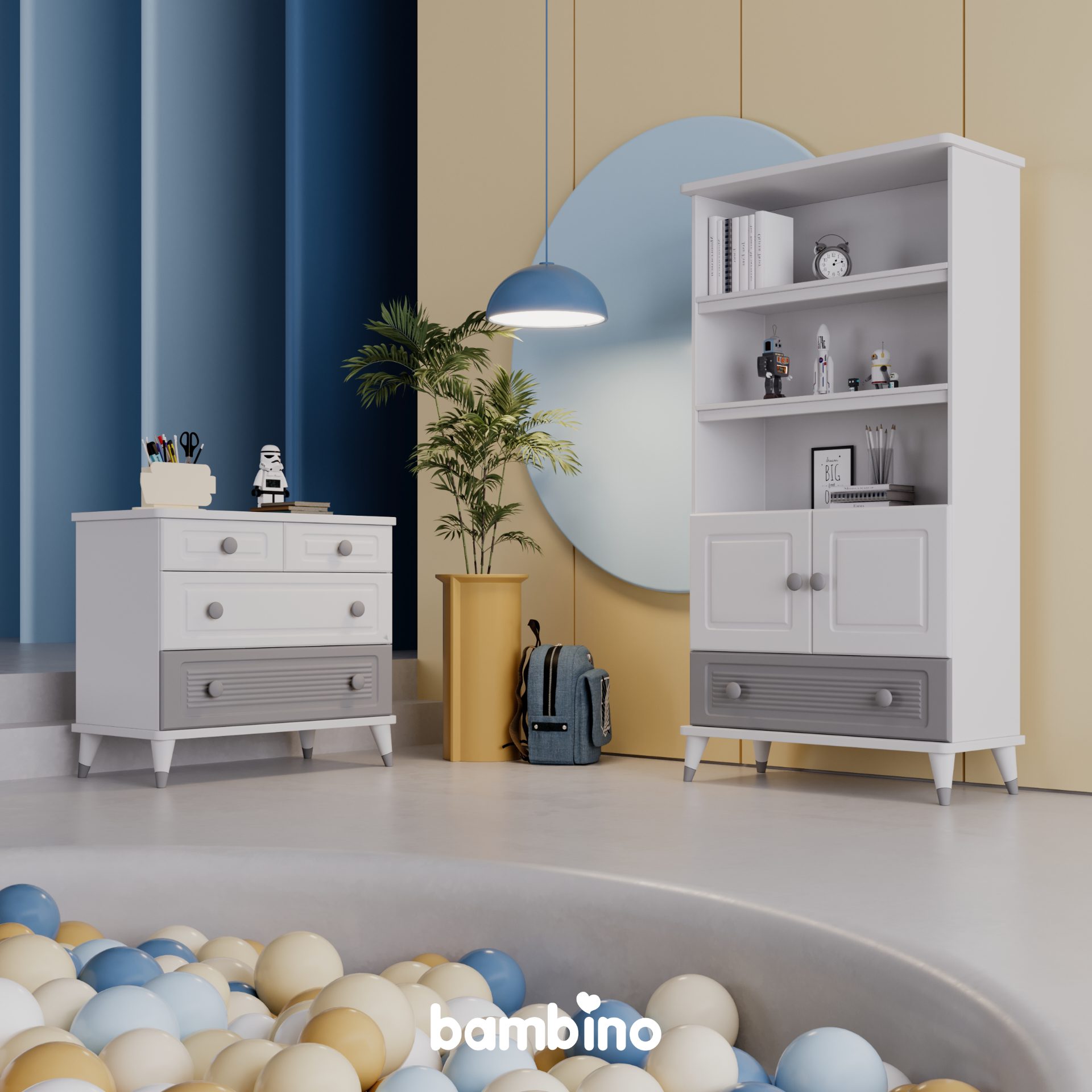 کتابخانه سرویس آرسین | طراحی مدرن و مینیمال کتابخانه سرویس آرسین