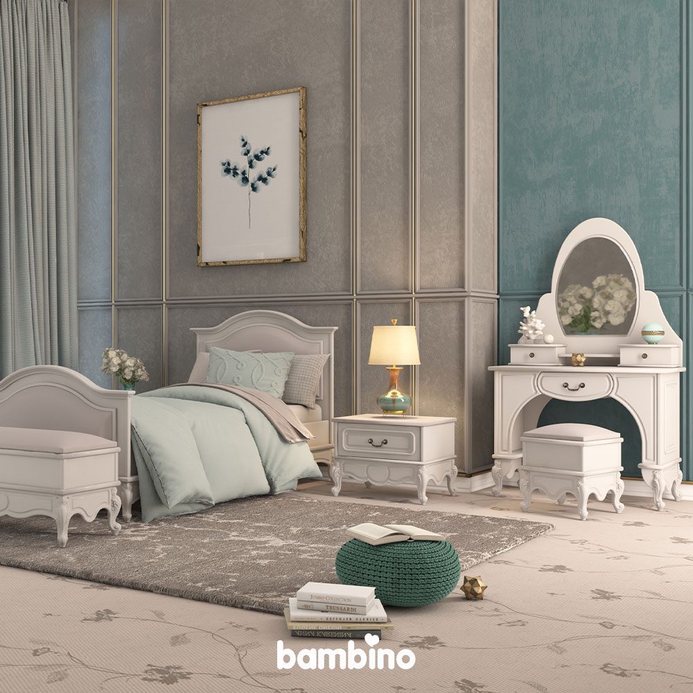 میز آرایش مدل رویال | سرویس خواب نوجوان میز آرایش مدل رویال