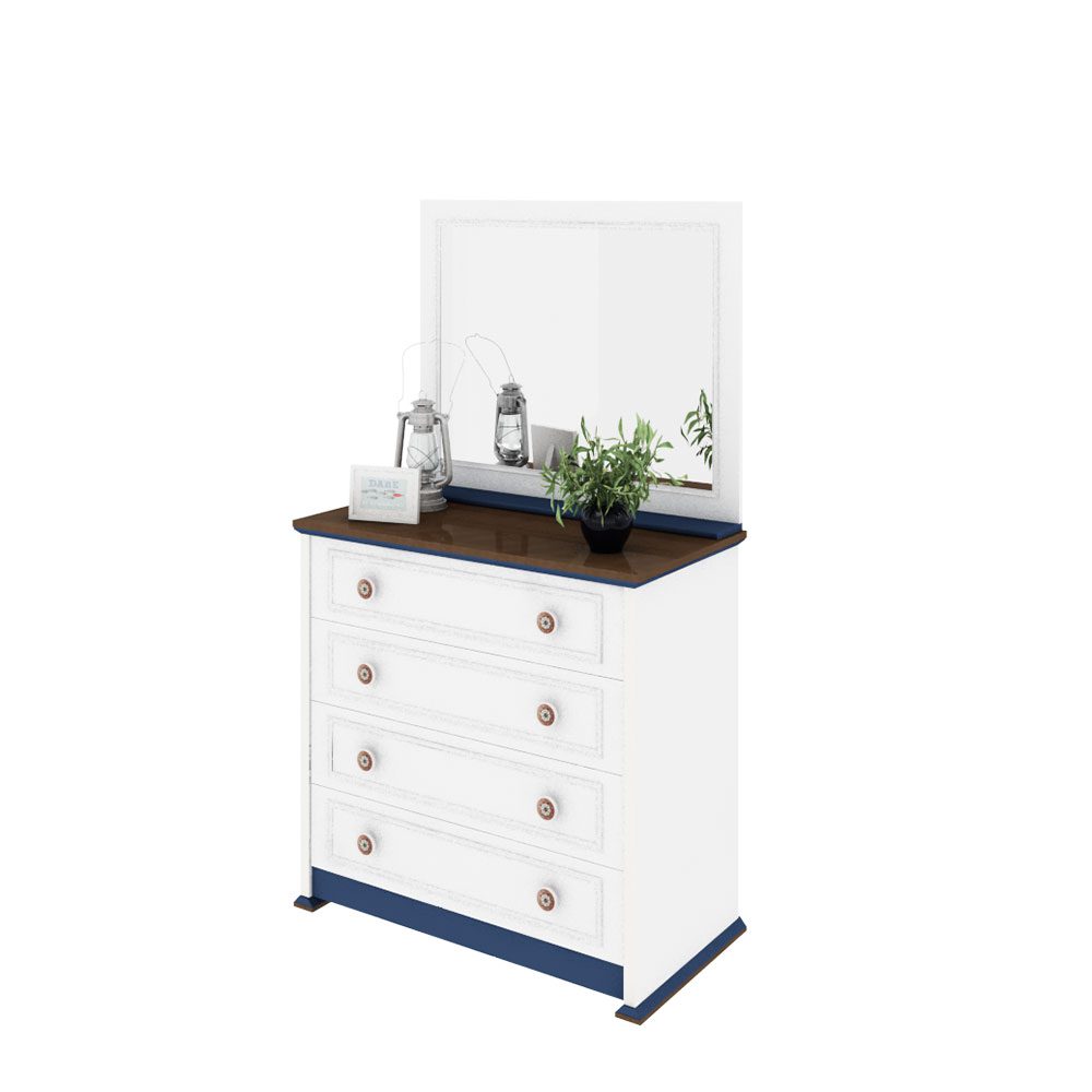 قاب آینه سرویس کاپیتان | سیسمونی پسرانه سفید آبی قاب آینه سرویس کاپیتان