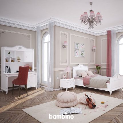 میز تحریر با کتابخانه رومانتیک