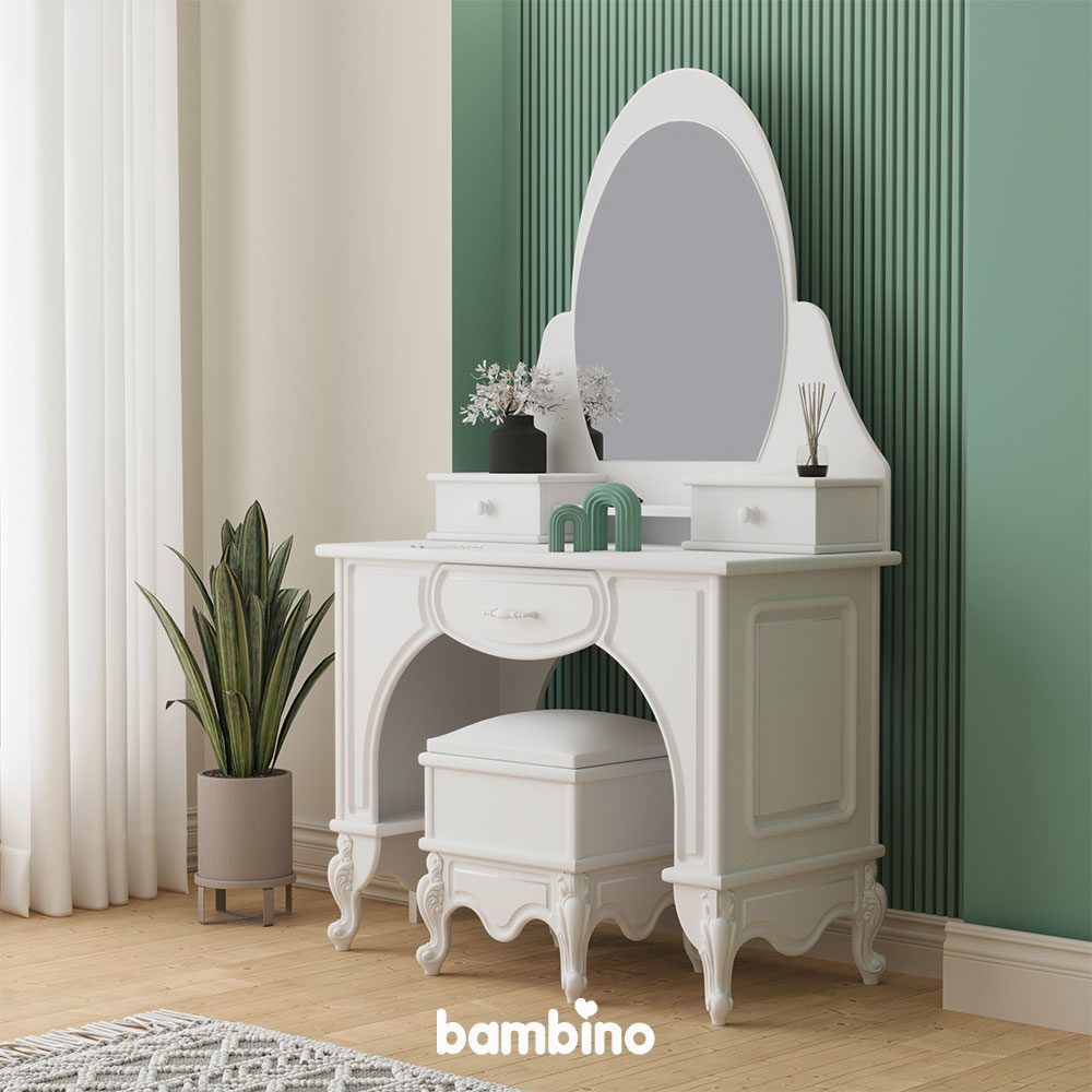 میز آرایش مدل رویال | سرویس خواب نوجوان میز آرایش مدل رویال