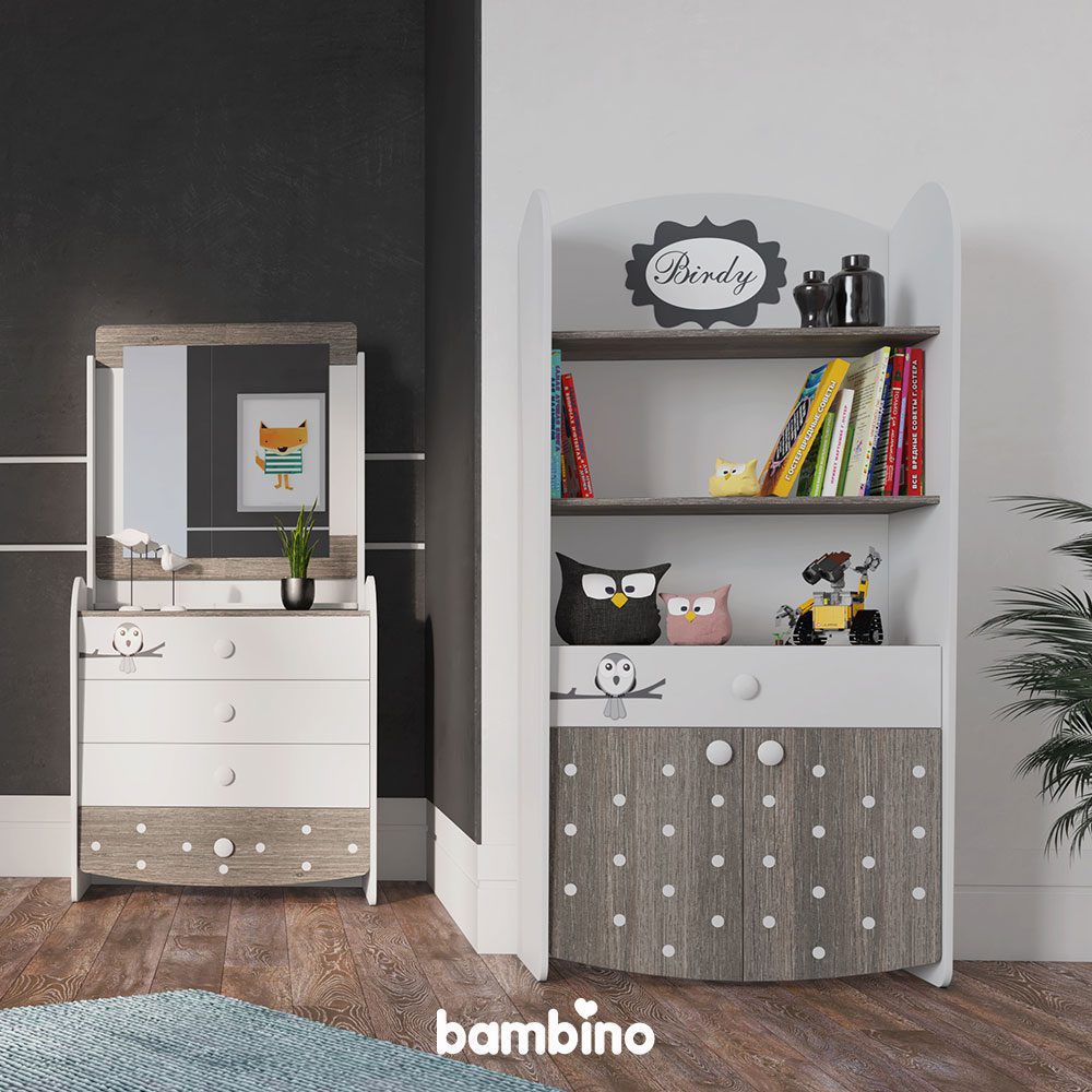 کتابخانه سرویس خواب بردی | سیسمونی کودک و نوجوان کتابخانه سرویس خواب بردی