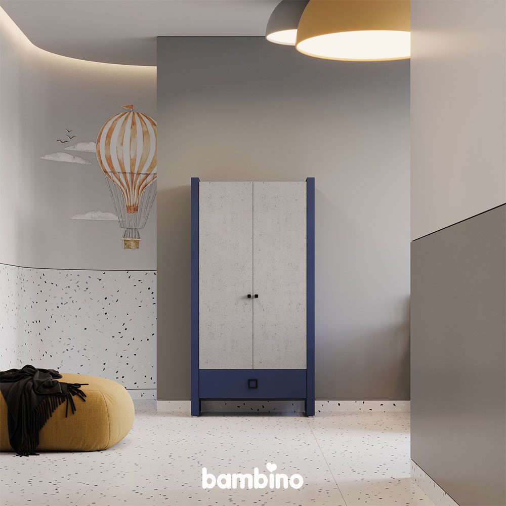 کمد دو درب پسرانه وگا | سیسمونی نوزاد و نوجوانه پسرانه کمد دو درب پسرانه وگا