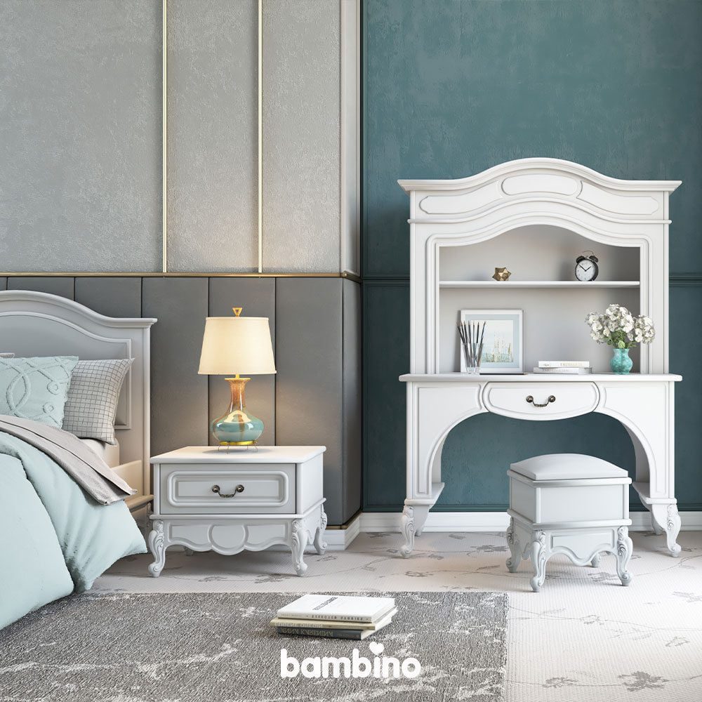 کتابخانه با میز تحریر رویال | سیسمونی کودک و نوجوان کتابخانه با میز تحریر رویال