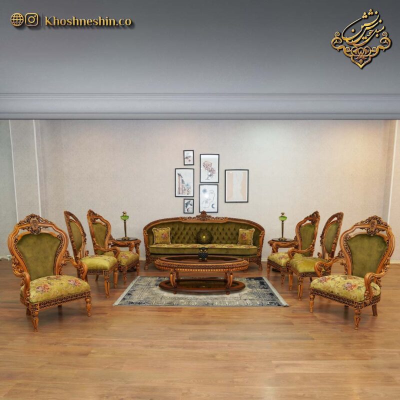 مبلمان کلاسیک مدل هخامنش