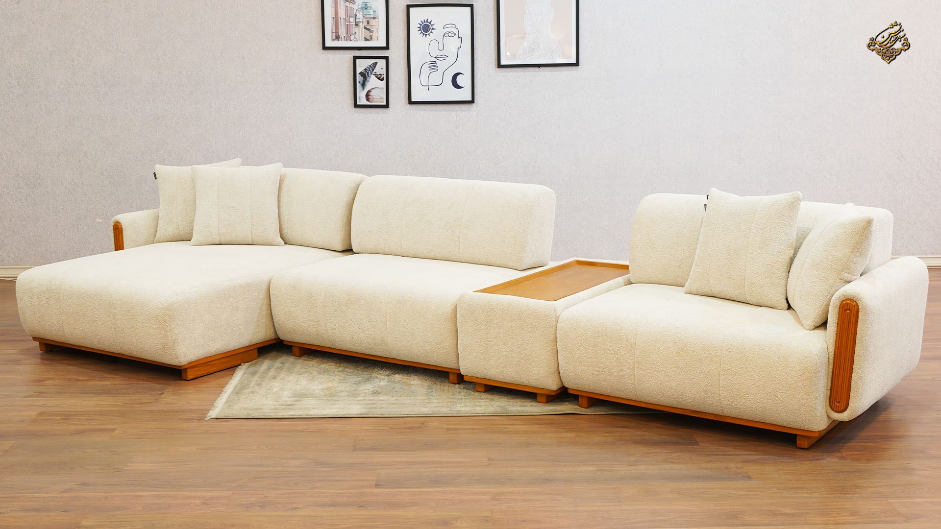 چیدمان مبل ال مینیمال