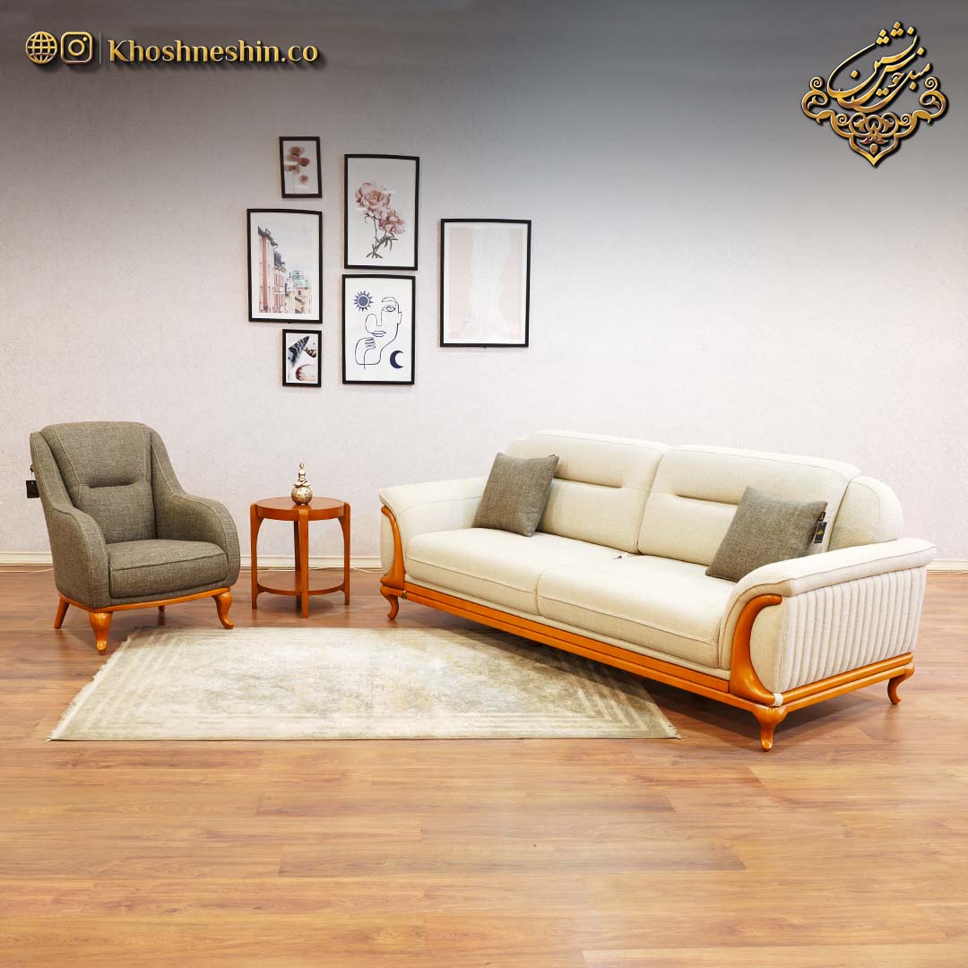 مبل راحتی لاکچری مدل هکتور با طراحی مدرن