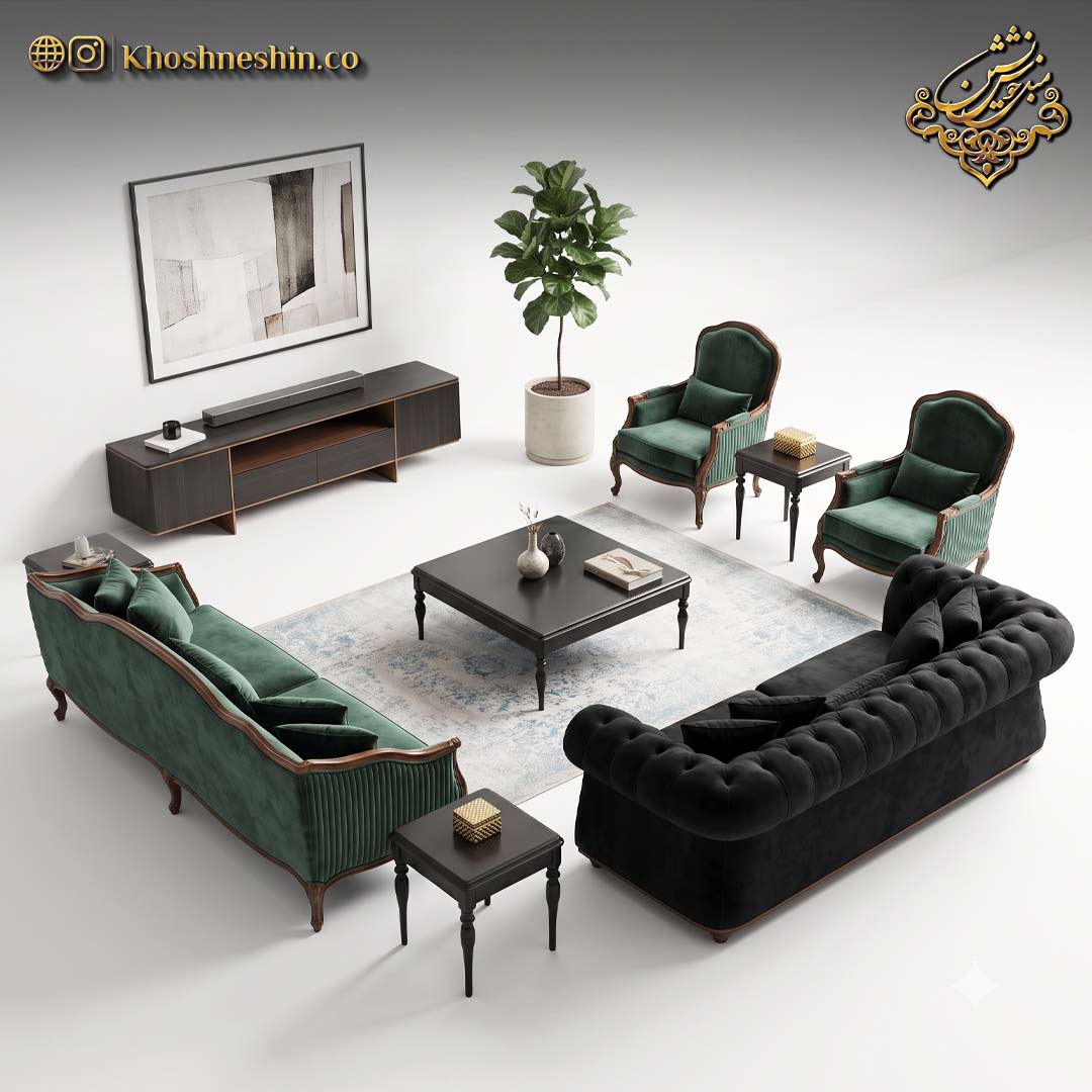 مبل راحتی لوکس مدل چستر ال کاپو شاین