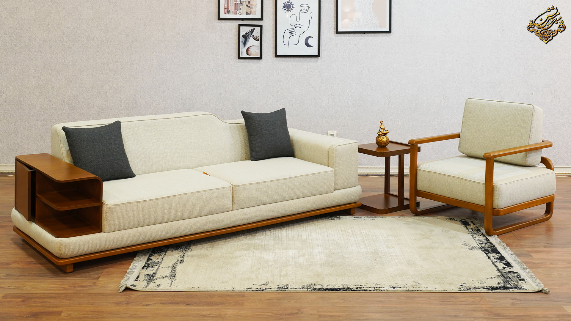 دکوراسیون خانه با مبل کرمی