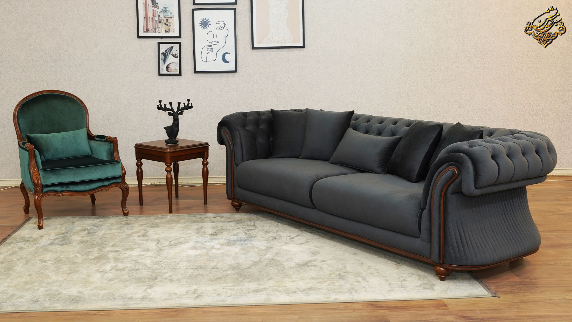 چیدمان مبل چستر