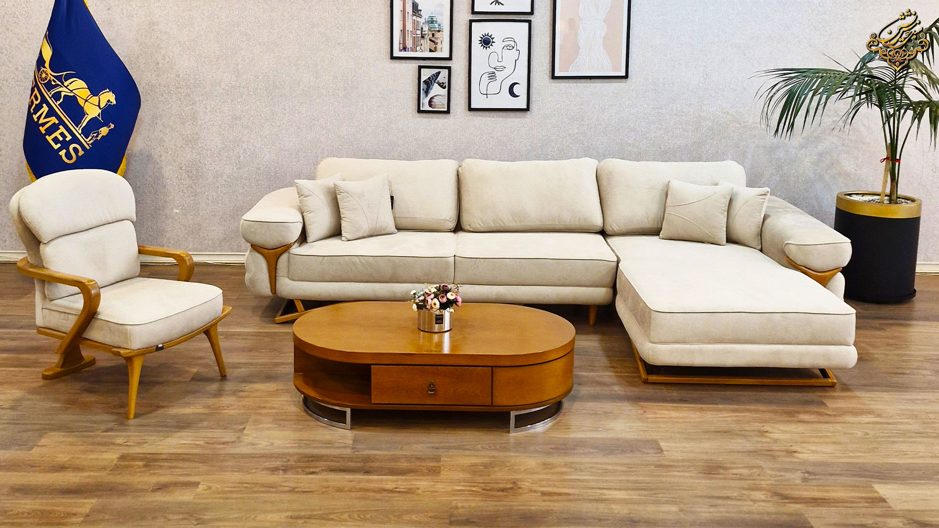 دکوراسیون خانه با مبل کرمی