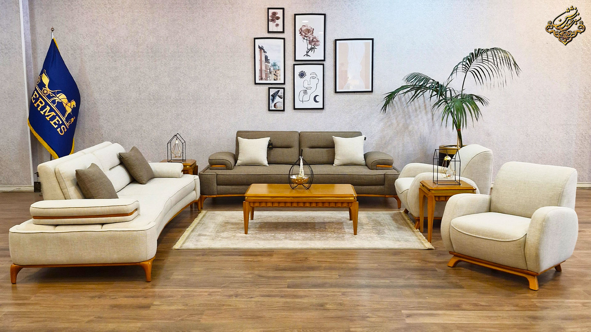 دکوراسیون خانه با مبل کرمی