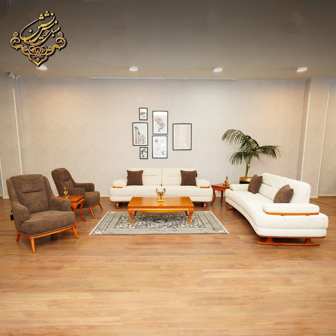 مبل راحتی با پارچه تدی