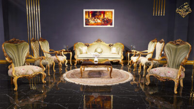 مبل کلاسیک با چوب راش