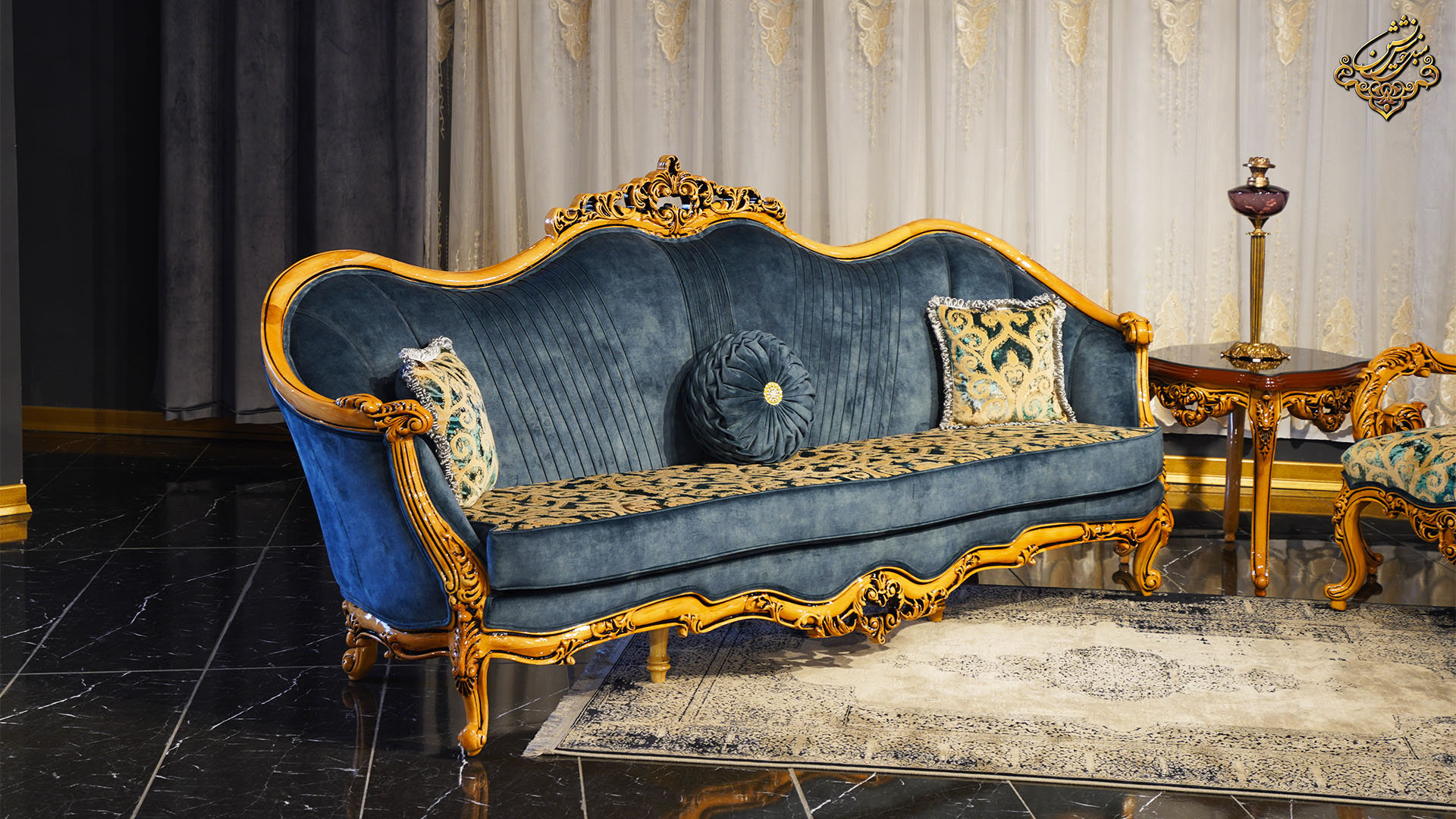 مبل سلطنتی با پارچه ترک