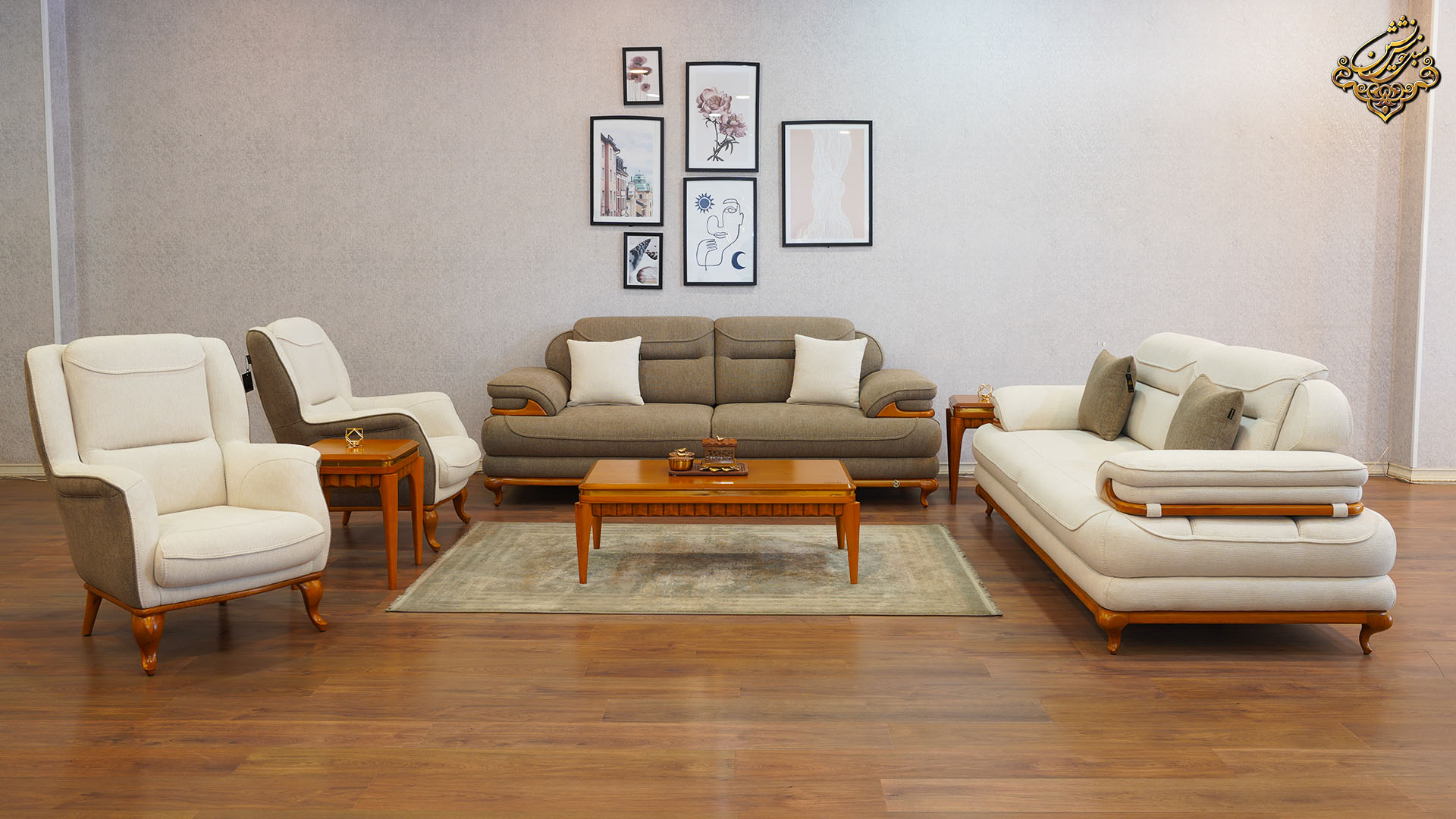 مبل برای پذیرایی بزرگ