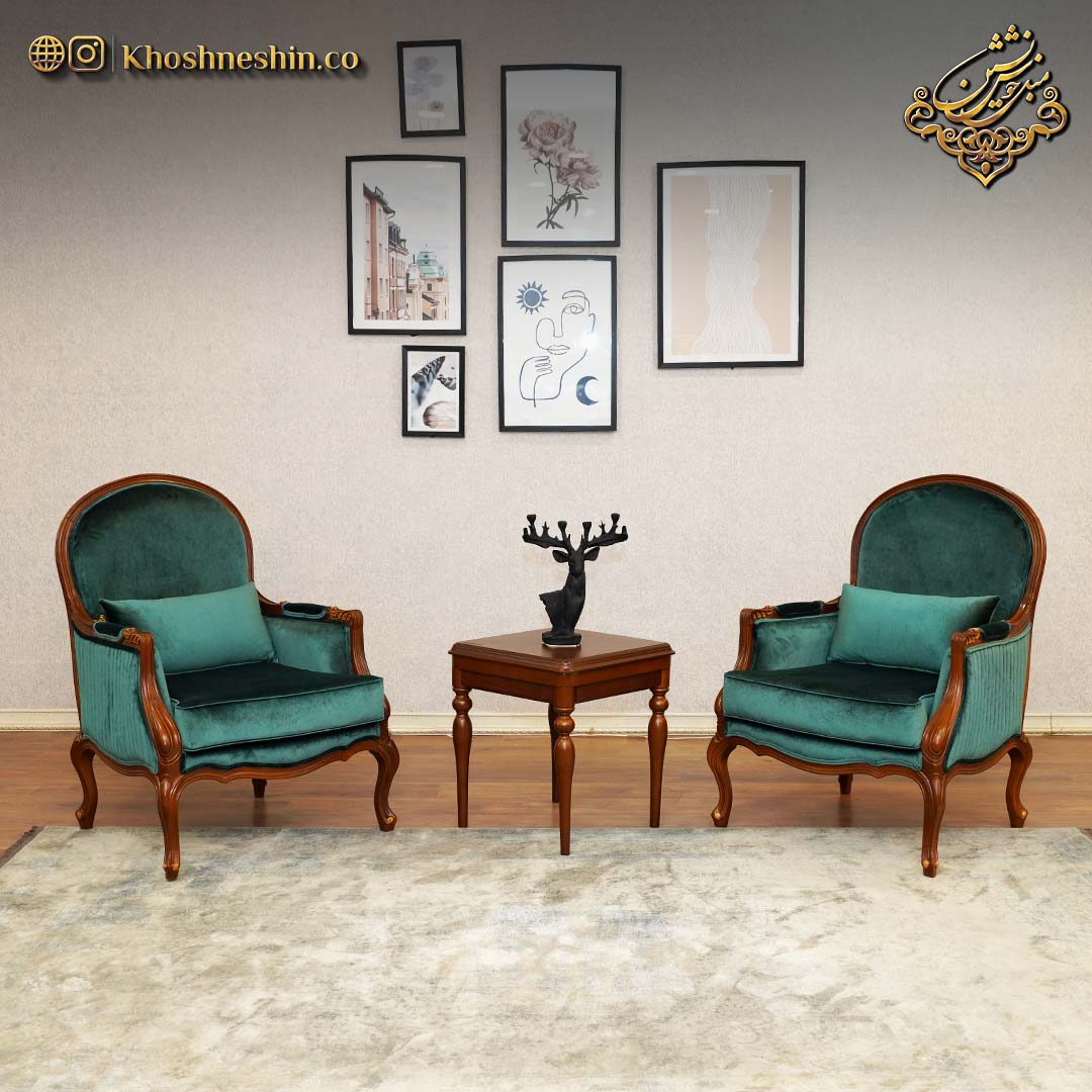 مبل راحتی با پارچه مخمل