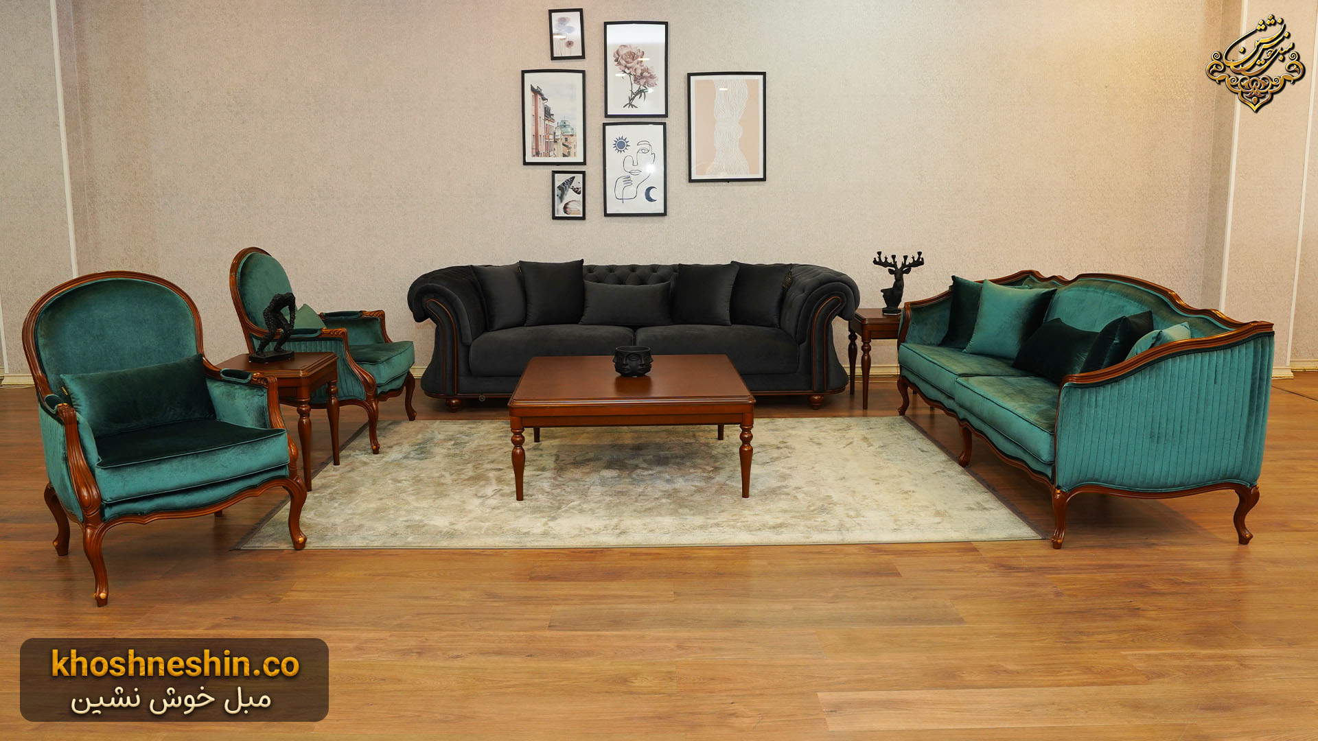 مبل راحتی با پارچه مخمل