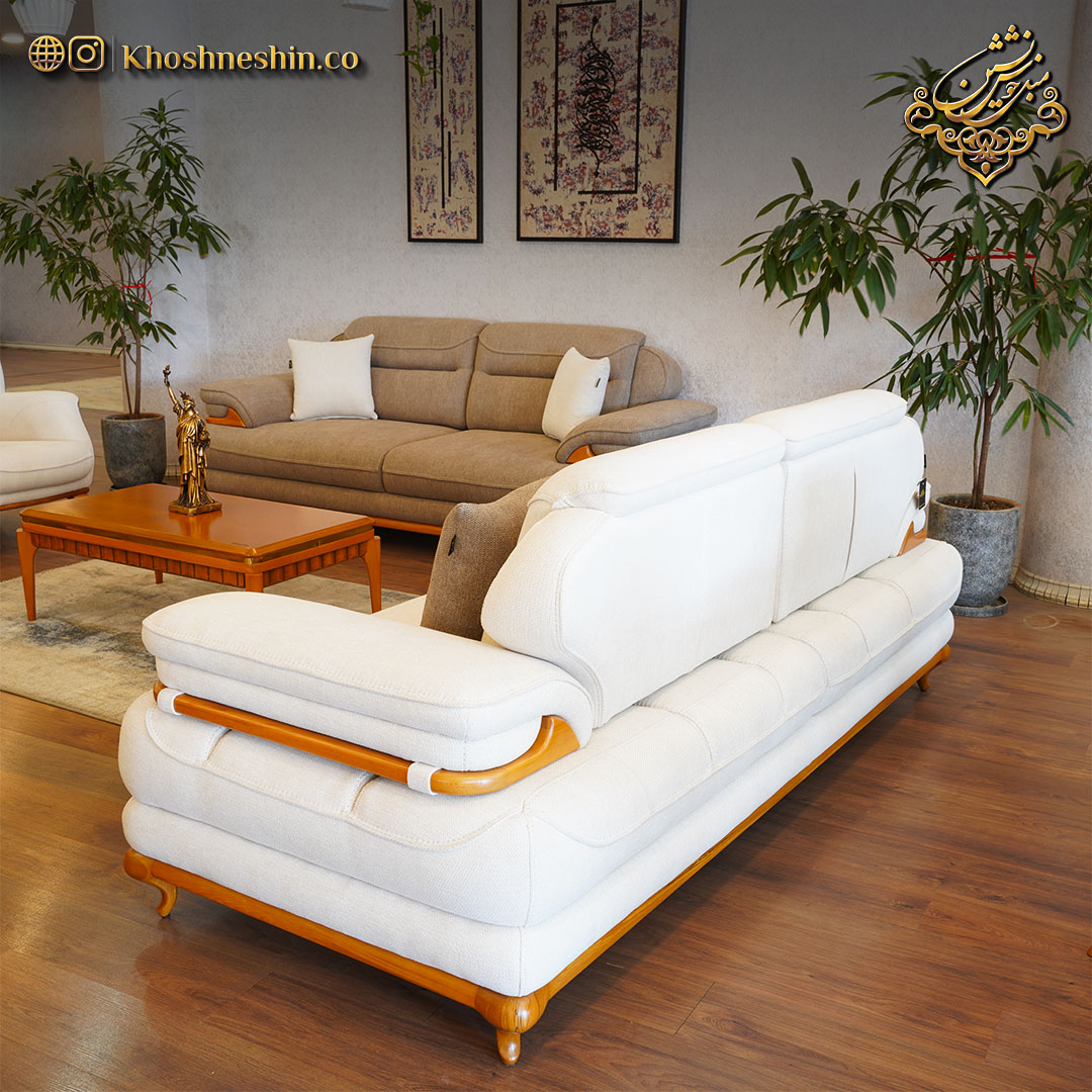 انواع مبل راحتی رنگ روشن