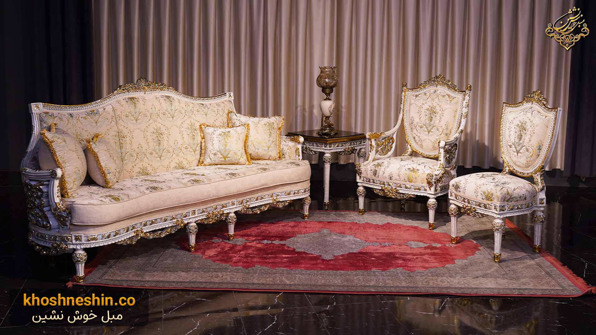 مبل کلاسیک چوب راش