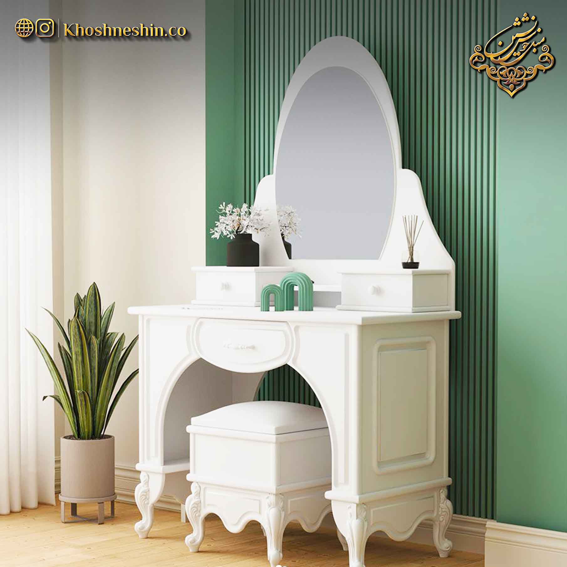 میز لوازم آرایش دخترانه مینمیال