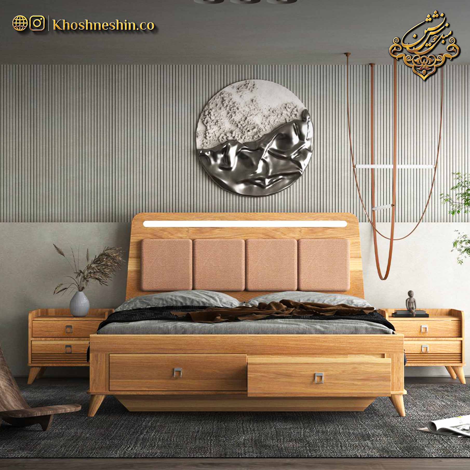 تخت زیبا و لاکچری