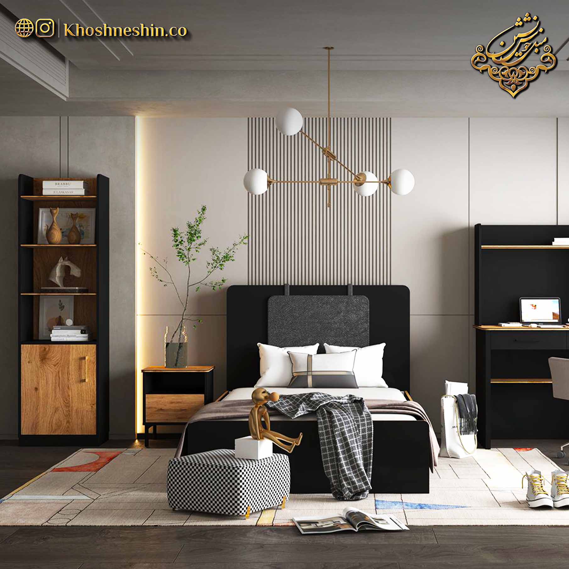 تخت زیبا و لاکچری