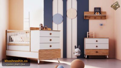 شلف چوبی اتاق کودک