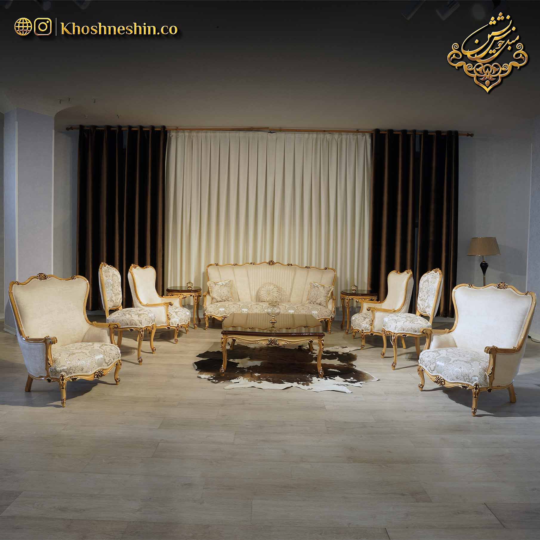 مبل کلاسیک مدل پایه کوتاه ایتالیایی مبل کلاسیک مدل پایه کوتاه ایتالیایی