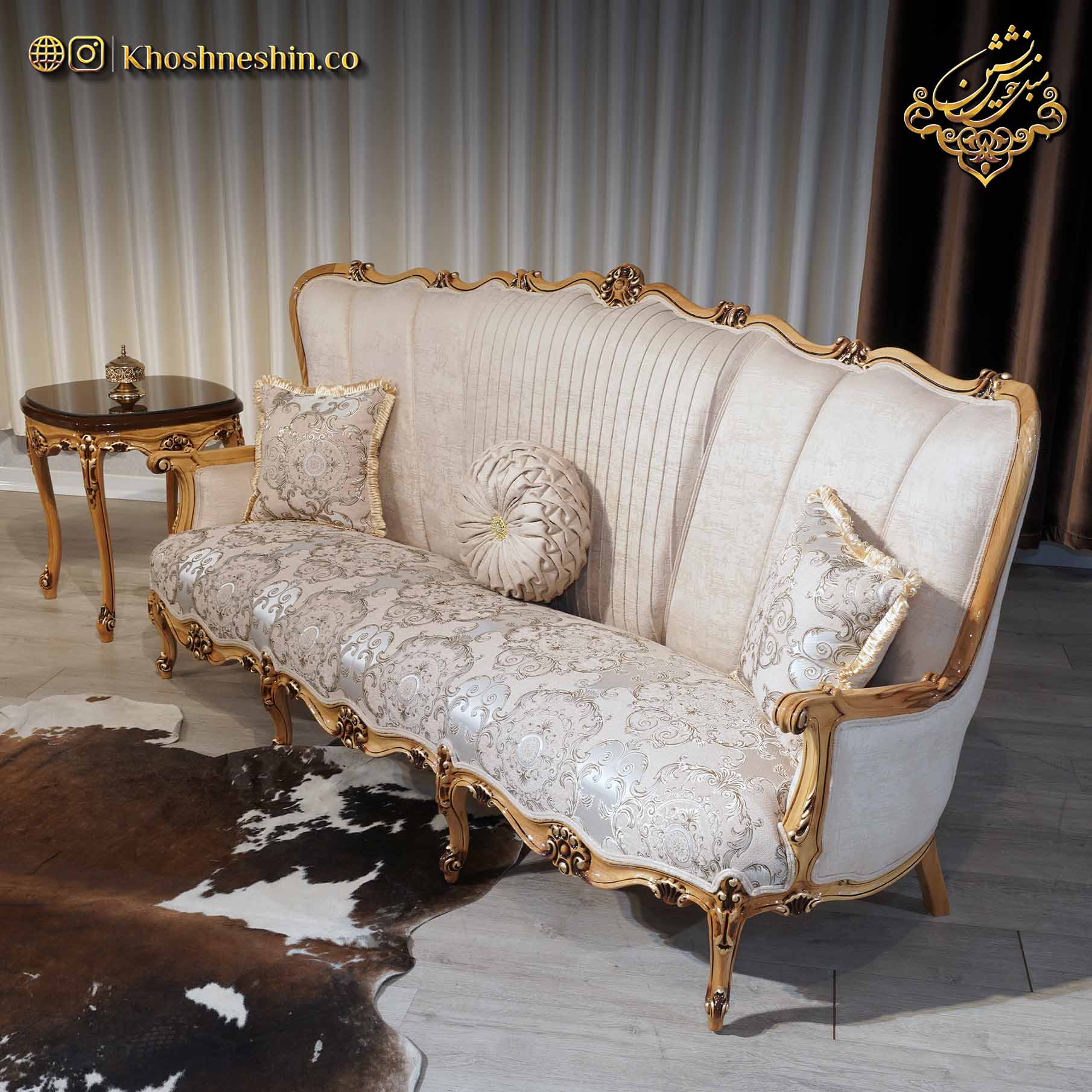 مبل کلاسیک مدل پایه کوتاه ایتالیایی مبل کلاسیک مدل پایه کوتاه ایتالیایی