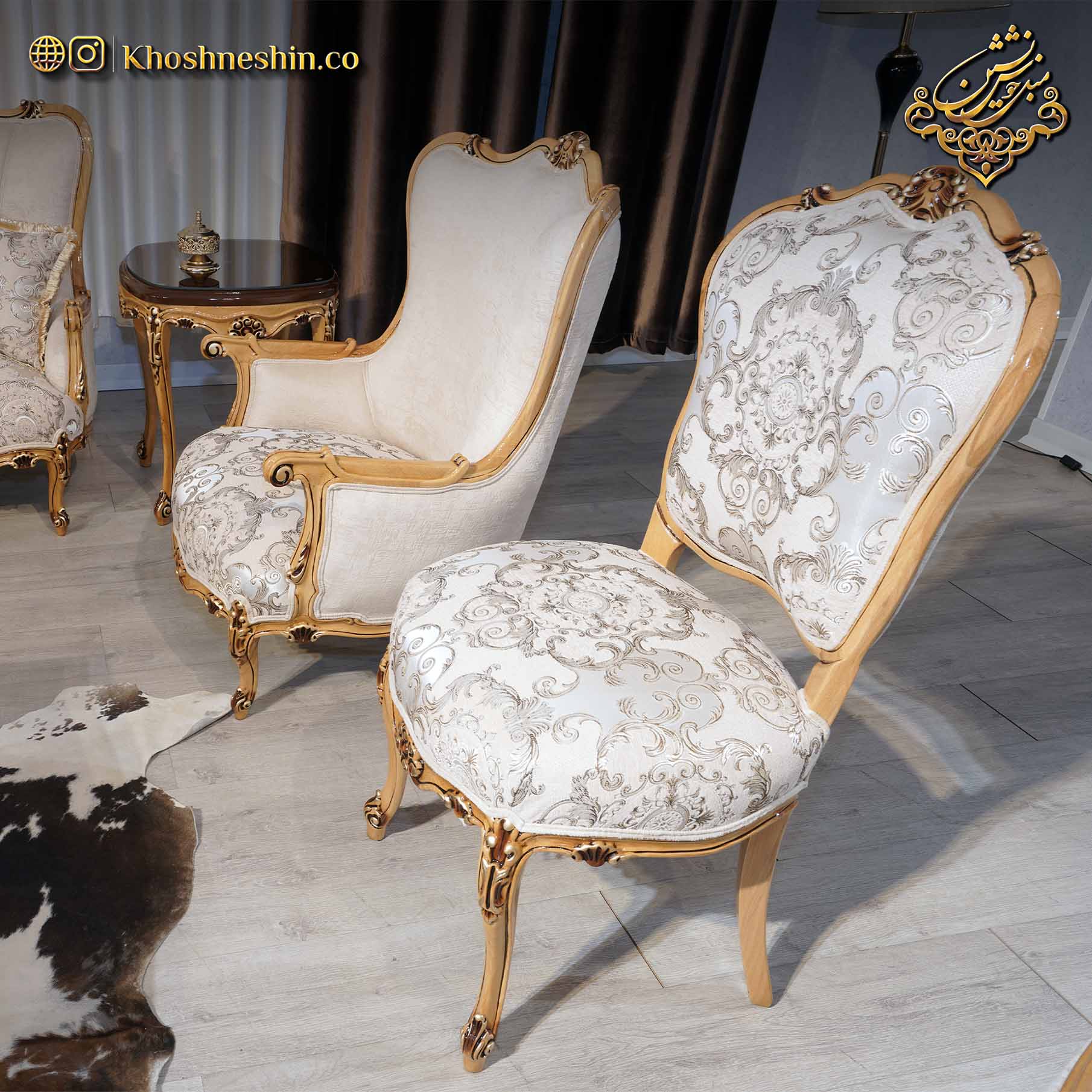 مبل کلاسیک مدل پایه کوتاه ایتالیایی مبل کلاسیک مدل پایه کوتاه ایتالیایی