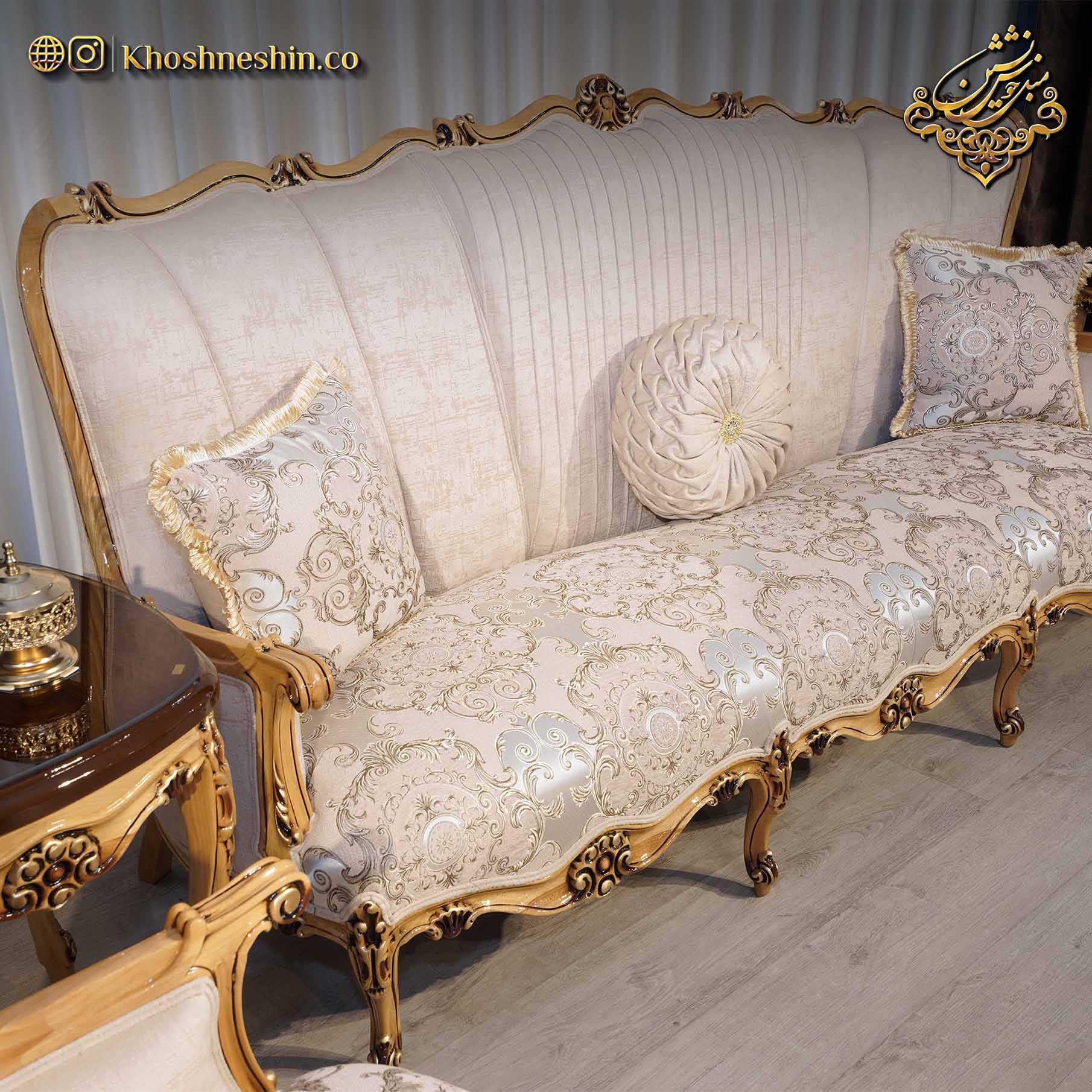 مبل کلاسیک مدل پایه کوتاه ایتالیایی مبل کلاسیک مدل پایه کوتاه ایتالیایی