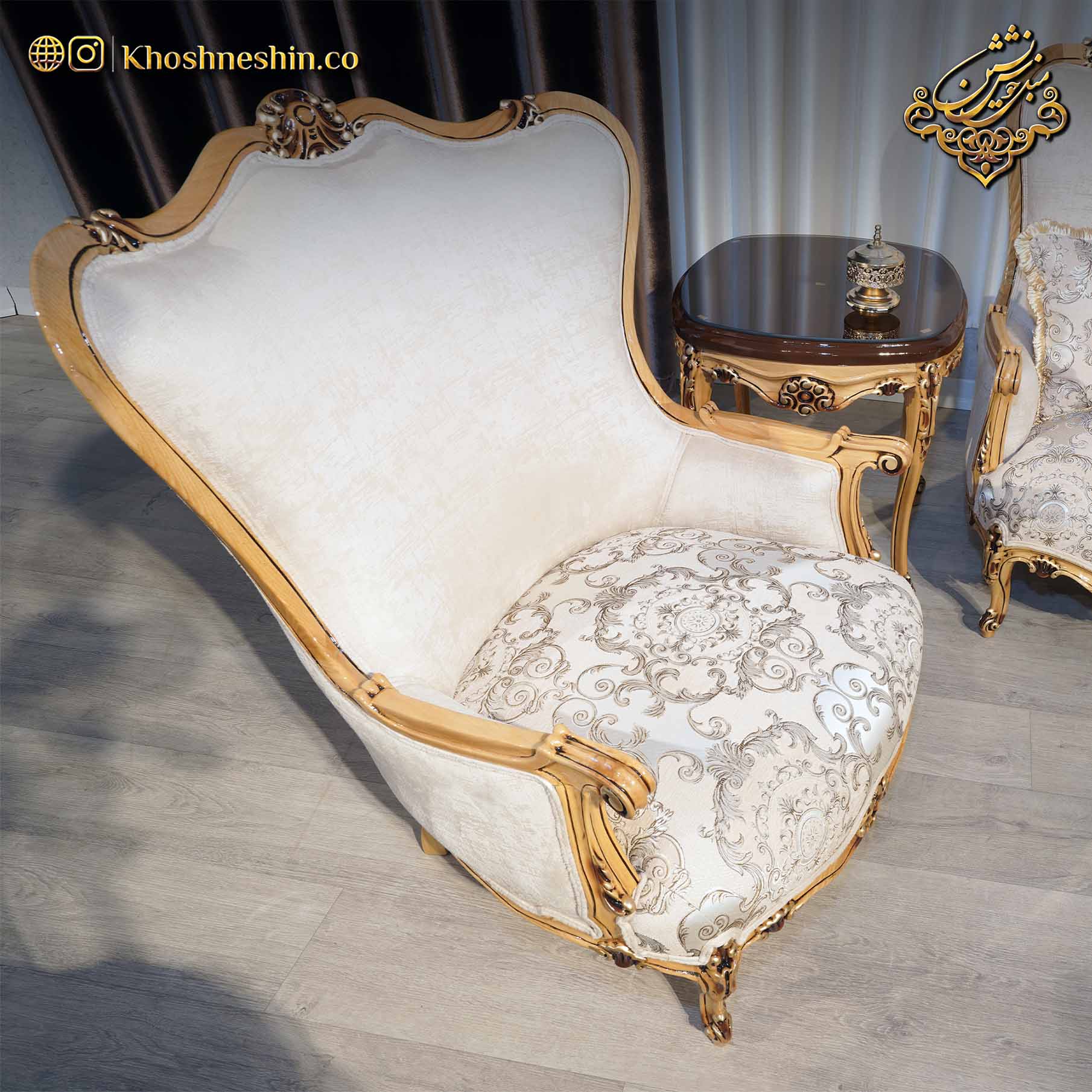 مبل کلاسیک مدل پایه کوتاه ایتالیایی مبل کلاسیک مدل پایه کوتاه ایتالیایی