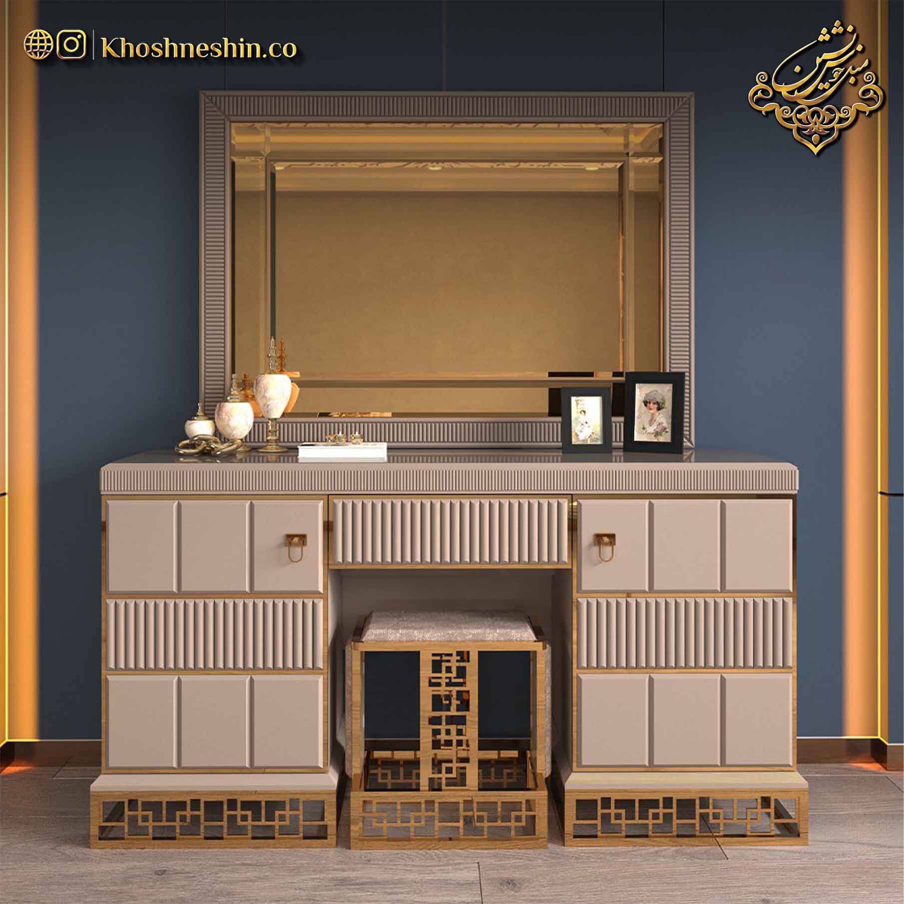 چیدمان میز آرایش عروس