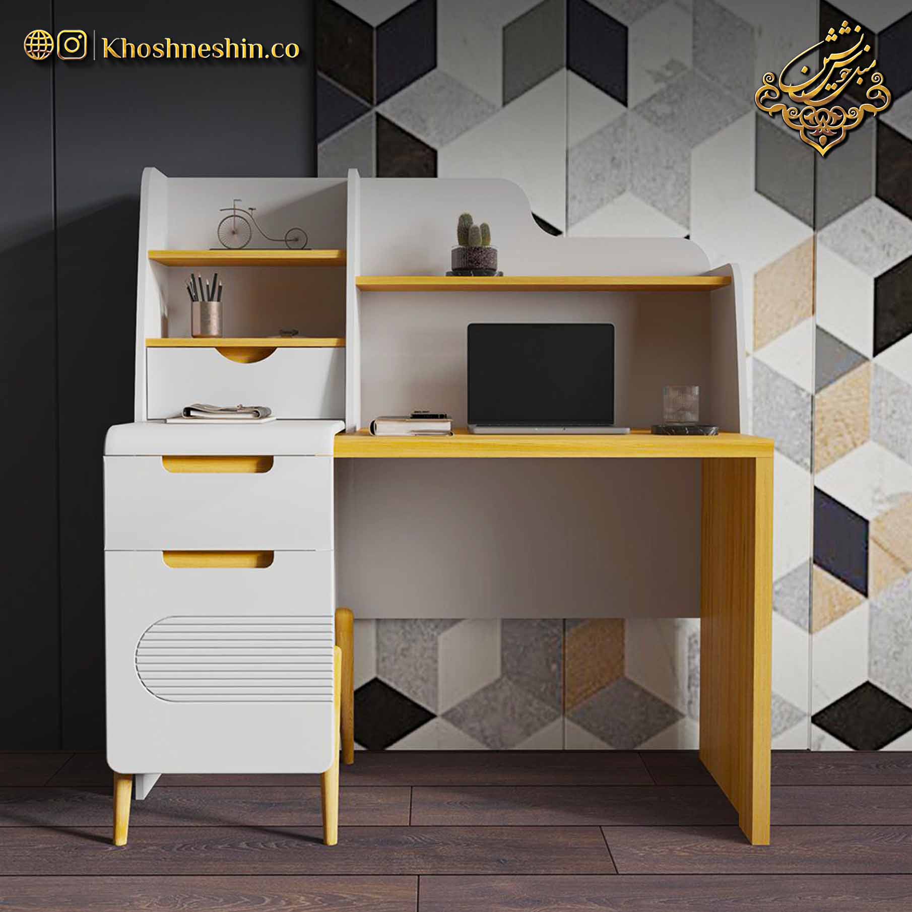 میز تحریر شرکتی سفید