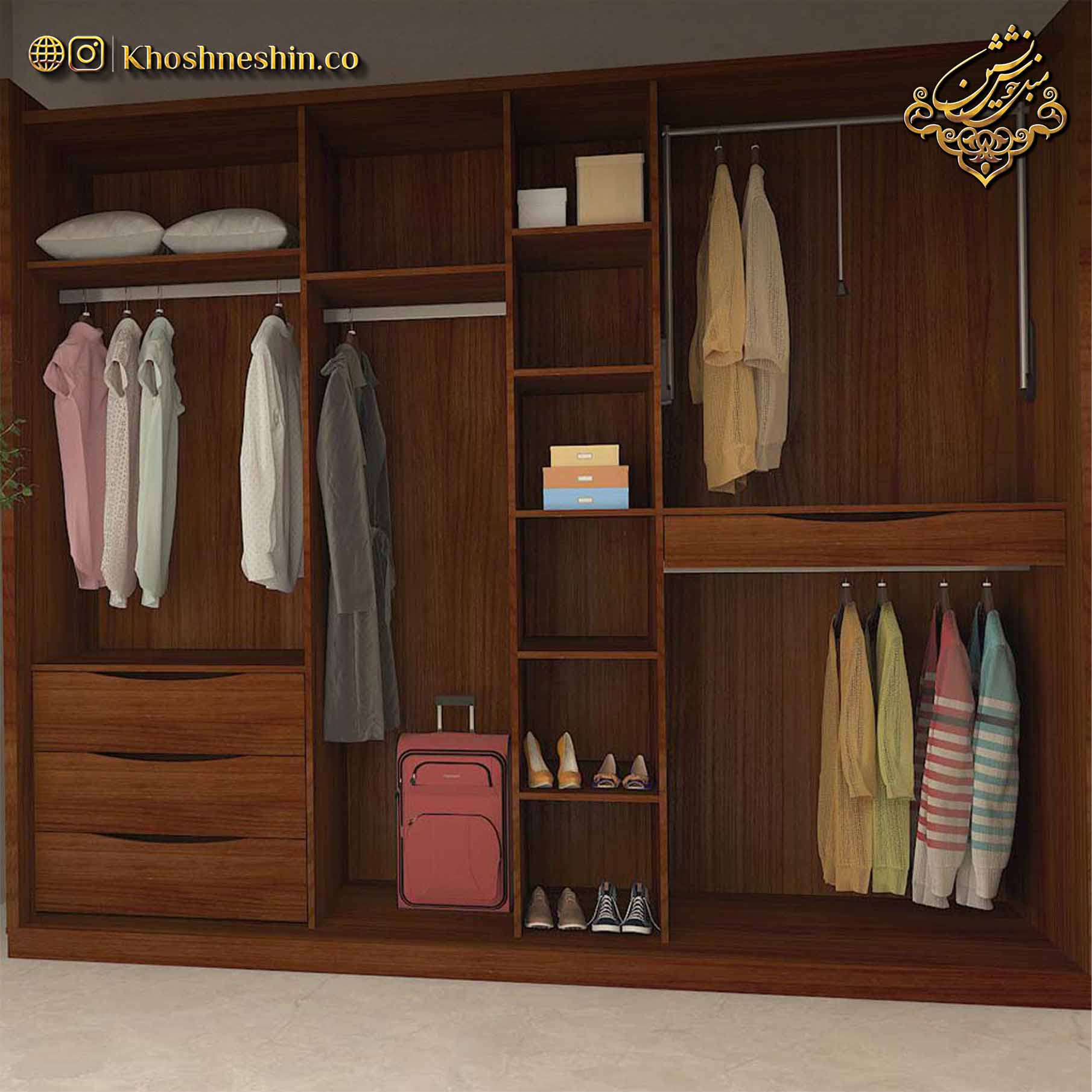 کمد لباس عروس جدید