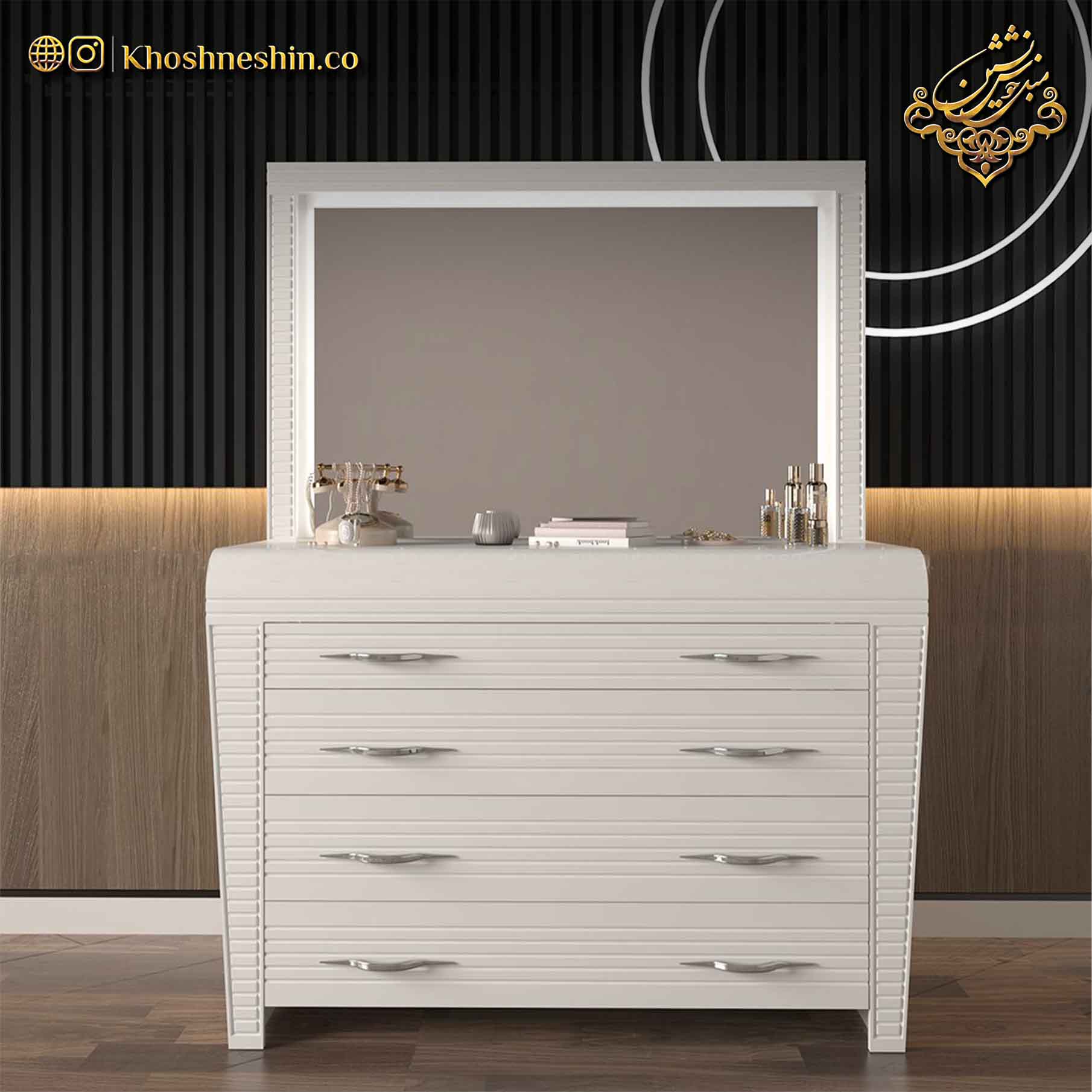 میز آرایش مدل جدید سفید