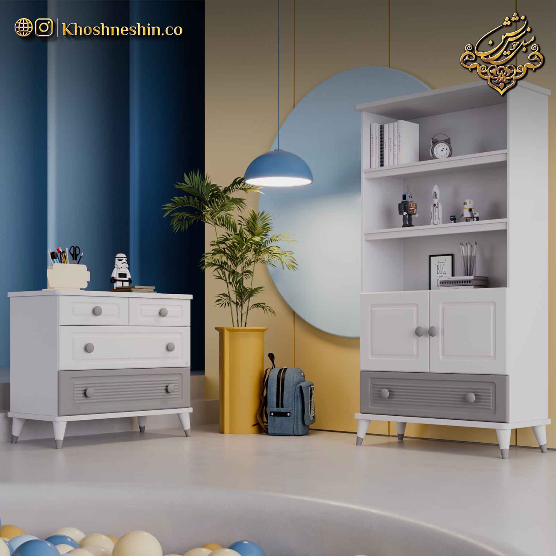 چند مدل کتابخانه خانگی