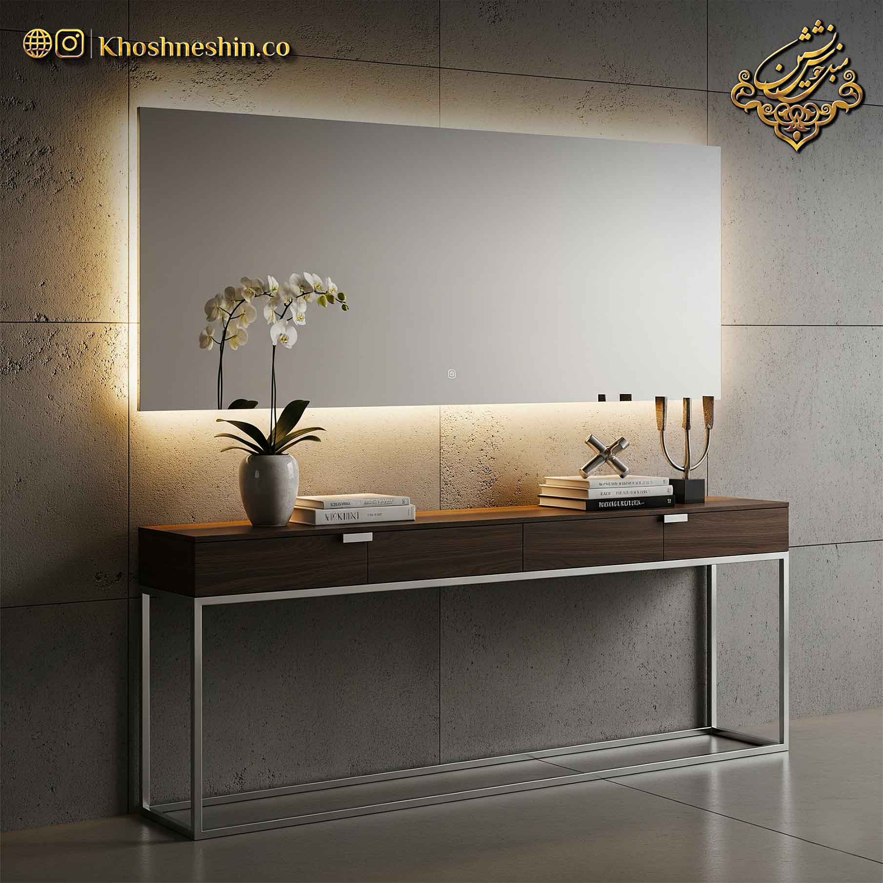 چیدمان میز کنسول