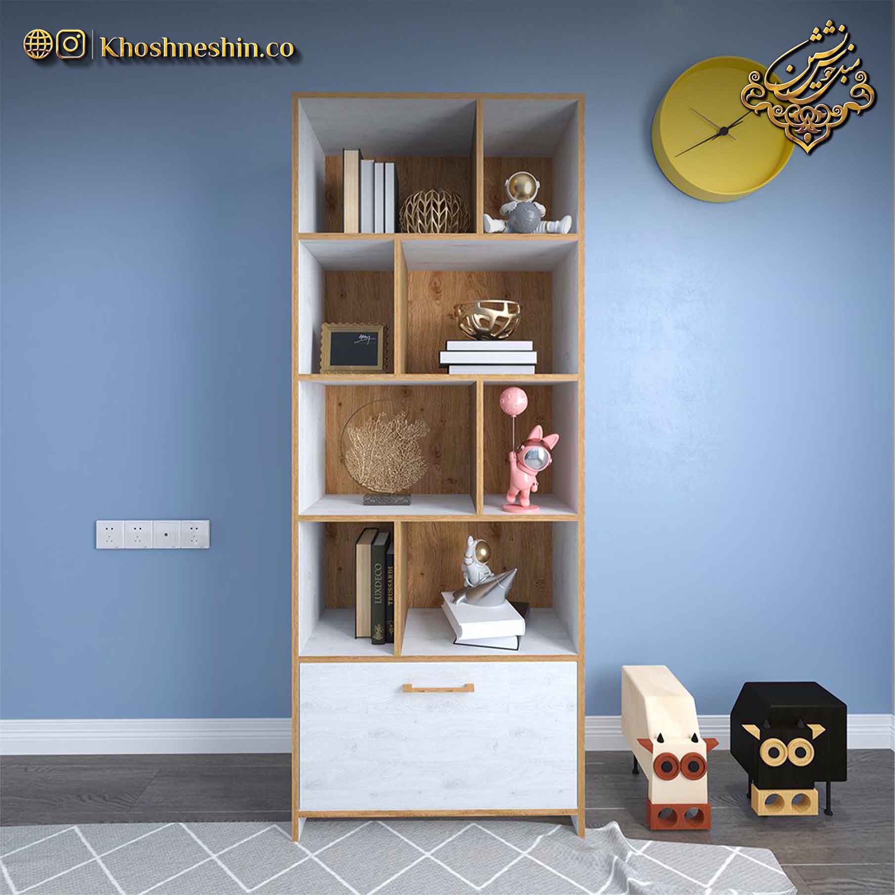 چند مدل کتابخانه خانگی