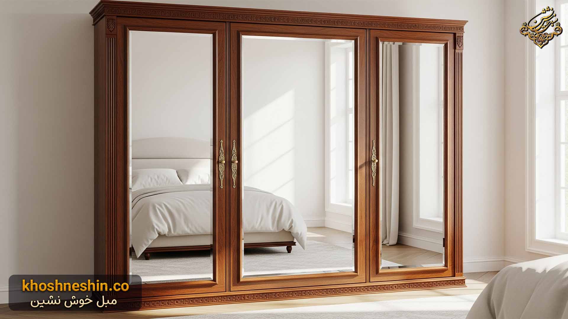 کمد لباس آینه دار جدید