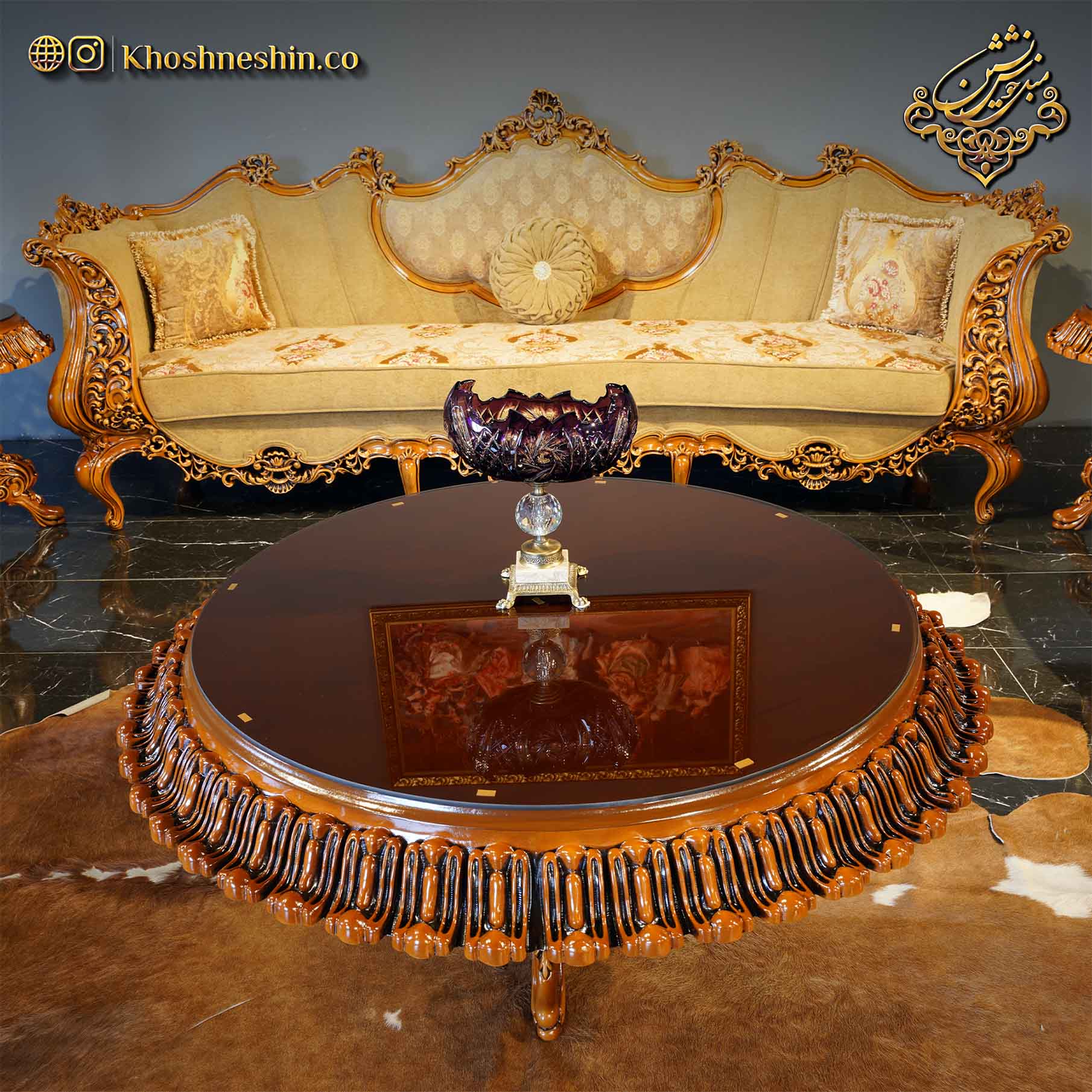 مبل سلطنتی مدل آتوسا مبل سلطنتی مدل آتوسا